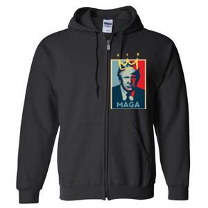 Donald Trump MAGA KING | Make America Great Again | Trump 2024 Full Zip Hoodie