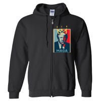 Donald Trump MAGA KING | Make America Great Again | Trump 2024 Full Zip Hoodie