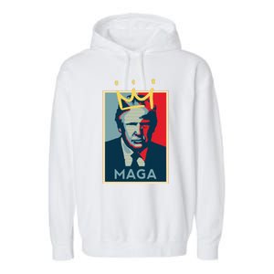 Donald Trump MAGA KING | Make America Great Again | Trump 2024 Garment-Dyed Fleece Hoodie