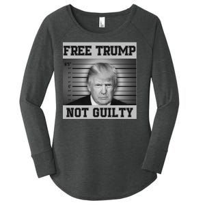 Donald Trump Mug Shot Legend Trump Mugshot 2024 Women's Perfect Tri Tunic Long Sleeve Shirt