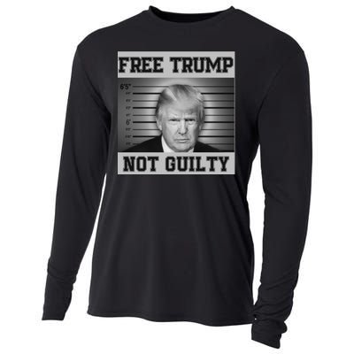 Donald Trump Mug Shot Legend Trump Mugshot 2024 Cooling Performance Long Sleeve Crew