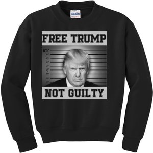 Donald Trump Mug Shot Legend Trump Mugshot 2024 Kids Sweatshirt