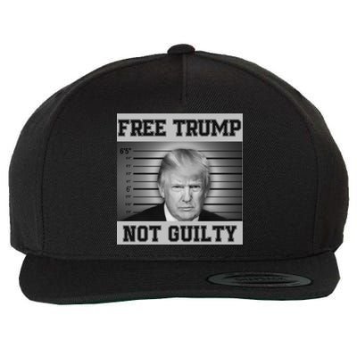 Donald Trump Mug Shot Legend Trump Mugshot 2024 Wool Snapback Cap