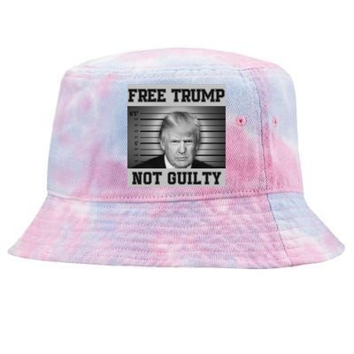 Donald Trump Mug Shot Legend Trump Mugshot 2024 Tie-Dyed Bucket Hat