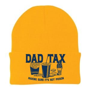 Dad Tax Making Sure Its Not Poison Knit Cap Winter Beanie