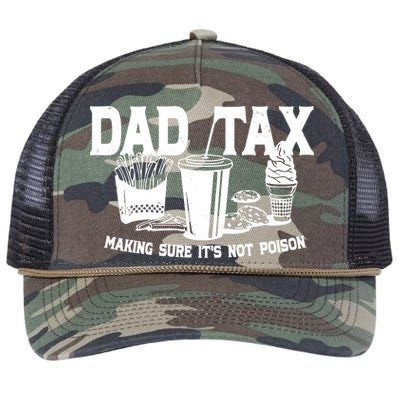 Dad Tax Making Sure Its Not Poison Retro Rope Trucker Hat Cap