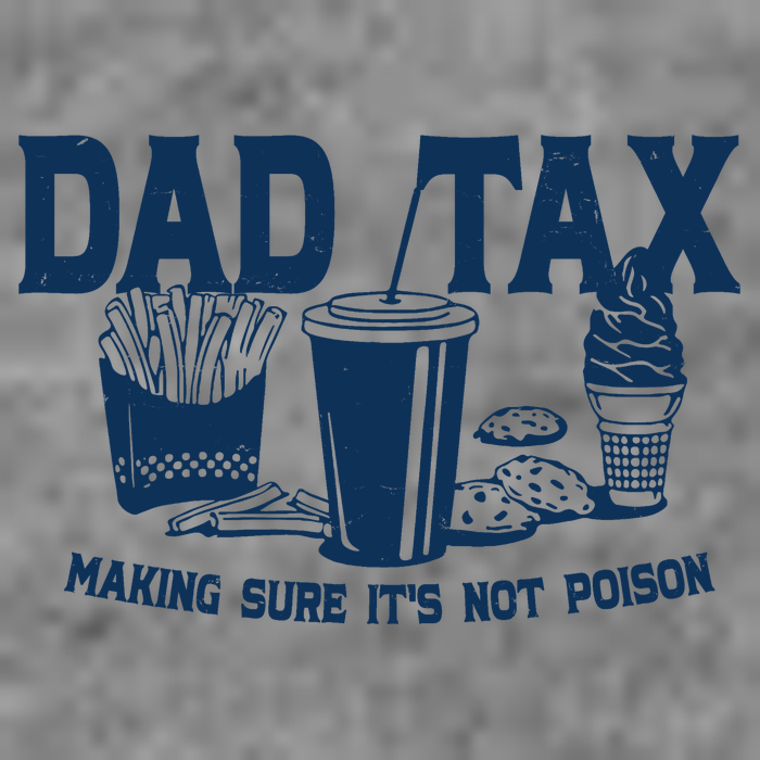 Dad Tax Making Sure Its Not Poison 7-Panel Snapback Hat