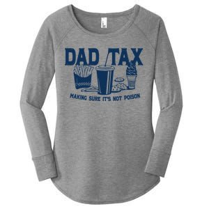 Dad Tax Making Sure Its Not Poison Women's Perfect Tri Tunic Long Sleeve Shirt