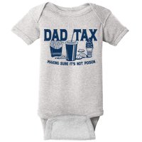 Dad Tax Making Sure Its Not Poison Baby Bodysuit