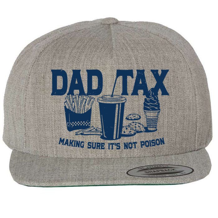 Dad Tax Making Sure Its Not Poison Wool Snapback Cap