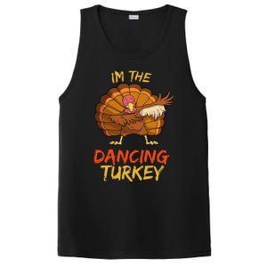 Dancing Turkey Matching Family Group Thanksgiving Party Pj PosiCharge Competitor Tank