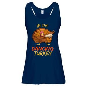 Dancing Turkey Matching Family Group Thanksgiving Party Pj Ladies Essential Flowy Tank