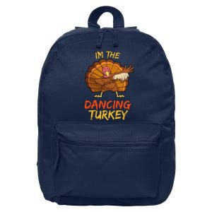 Dancing Turkey Matching Family Group Thanksgiving Party Pj 16 in Basic Backpack