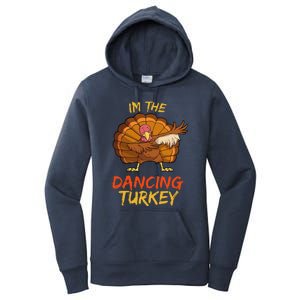 Dancing Turkey Matching Family Group Thanksgiving Party Pj Women's Pullover Hoodie