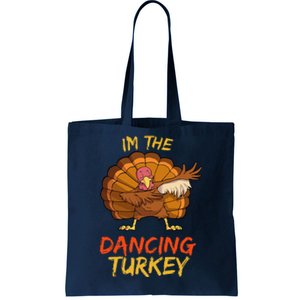 Dancing Turkey Matching Family Group Thanksgiving Party Pj Tote Bag