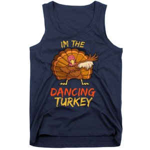 Dancing Turkey Matching Family Group Thanksgiving Party Pj Tank Top