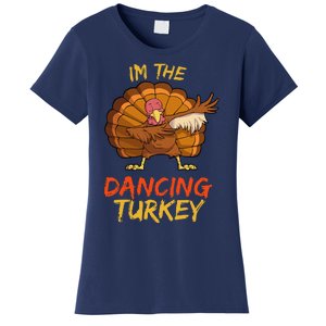 Dancing Turkey Matching Family Group Thanksgiving Party Pj Women's T-Shirt