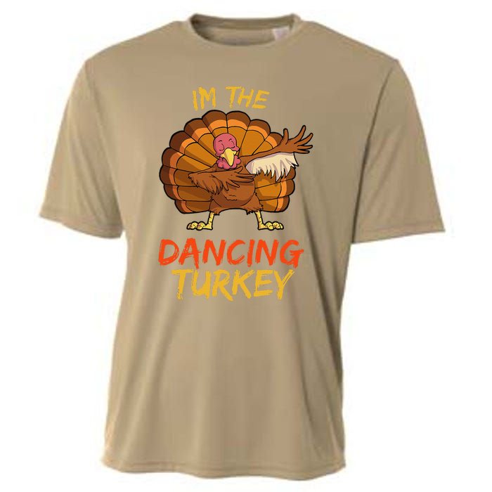 Dancing Turkey Matching Family Group Thanksgiving Party Pj Cooling Performance Crew T-Shirt