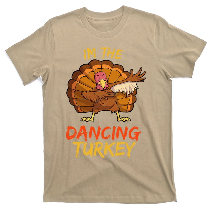 Dancing Turkey Matching Family Group Thanksgiving Party Pj T-Shirt