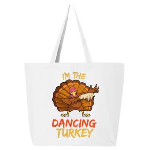 Dancing Turkey Matching Family Group Thanksgiving Party Pj 25L Jumbo Tote