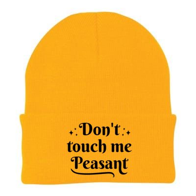 Don't Touch Me Peasant Funny Knit Cap Winter Beanie