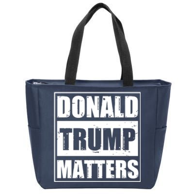 Donald Trump Matters Funny Straight Outta Zip Tote Bag