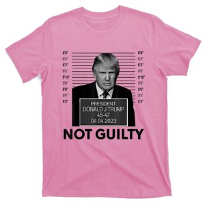 Donald Trump Mugshot Not Guilty Trump Supporter T-Shirt