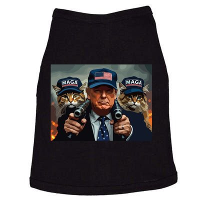 Donald Trump Make Cats Safe Again Red Hat 2024 Debate Funny Doggie Tank