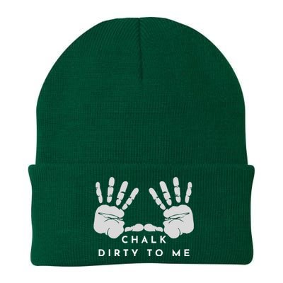 Dirty To Me Chalk Hands Knit Cap Winter Beanie