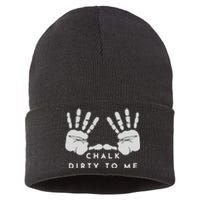 Dirty To Me Chalk Hands Sustainable Knit Beanie