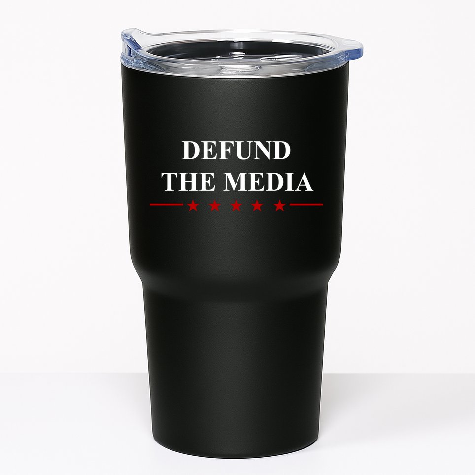 Defund The Media USA Star Tumbler