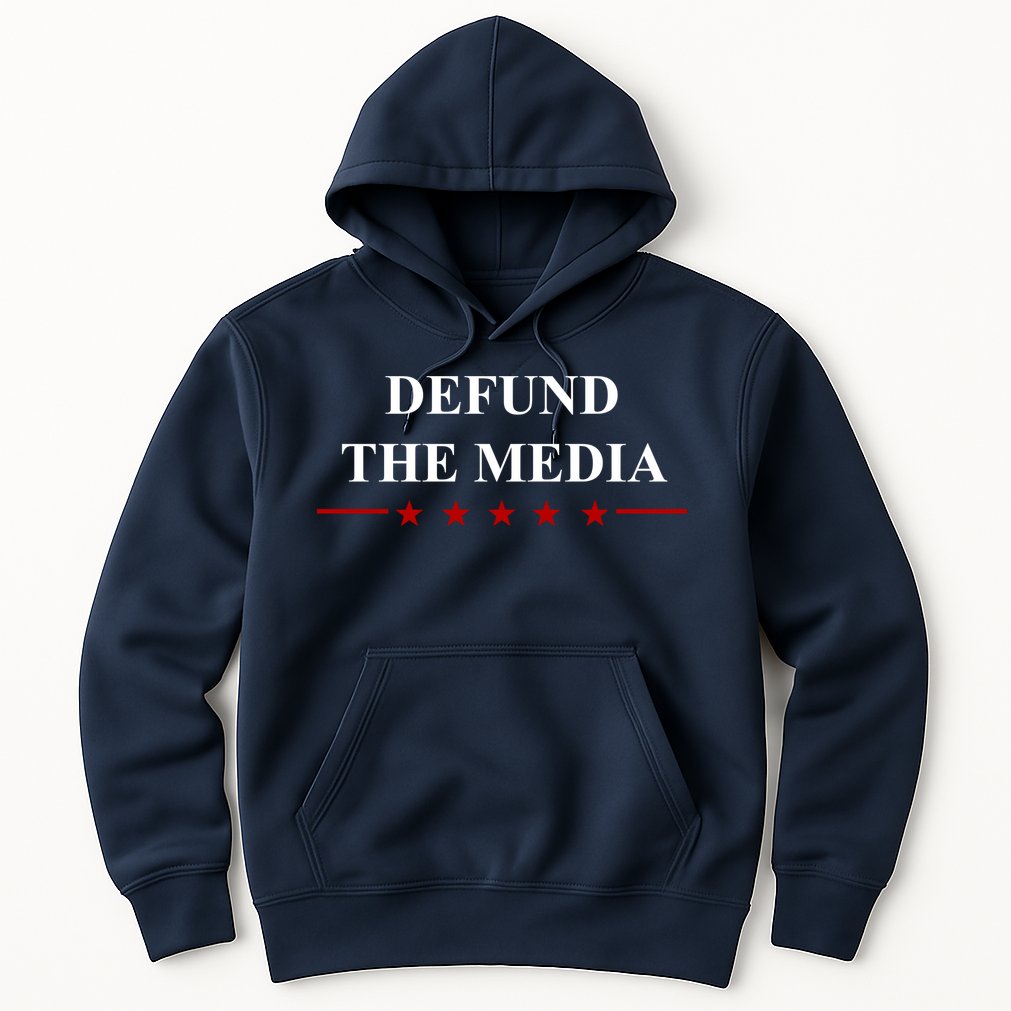 Defund The Media USA Star Hoodie