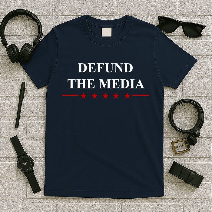 Defund The Media USA Star T-Shirt