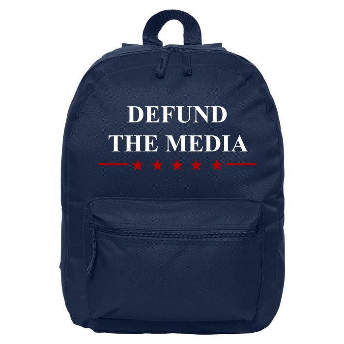 Defund The Media USA Star 16 in Basic Backpack