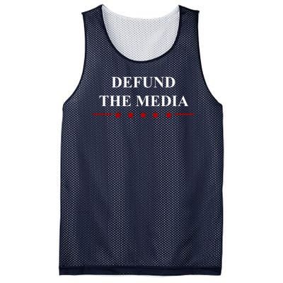 Defund The Media USA Star Mesh Reversible Basketball Jersey Tank