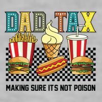 Dad Tax Making Sure Its Not P.O.I.S.O.N Ladies PosiCharge Tri-Blend Wicking Tank