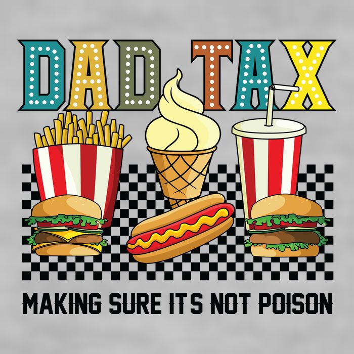 Dad Tax Making Sure Its Not P.O.I.S.O.N Ladies PosiCharge Tri-Blend Wicking Tank
