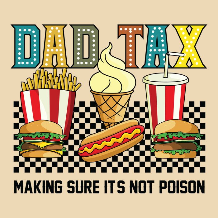 Dad Tax Making Sure Its Not P.O.I.S.O.N Drawstring Bag