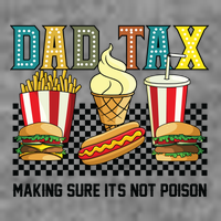 Dad Tax Making Sure Its Not P.O.I.S.O.N Hooded Wearable Blanket