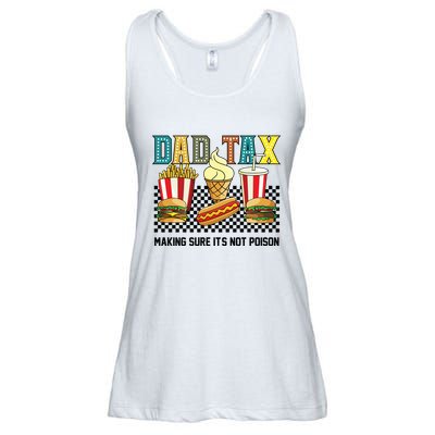 Dad Tax Making Sure Its Not P.O.I.S.O.N Ladies Essential Flowy Tank