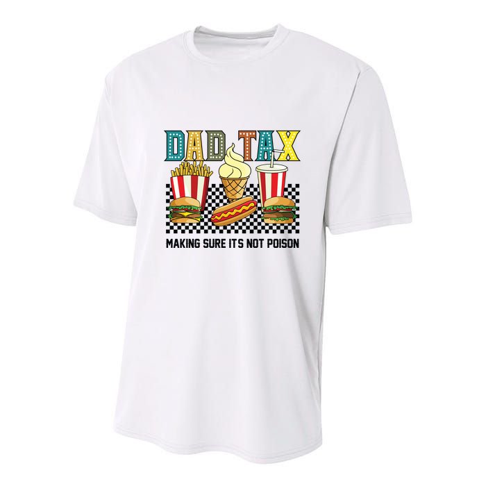 Dad Tax Making Sure Its Not P.O.I.S.O.N Youth Performance Sprint T-Shirt