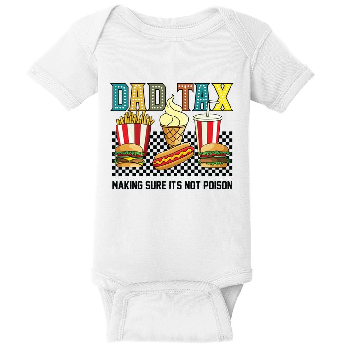 Dad Tax Making Sure Its Not P.O.I.S.O.N Baby Bodysuit