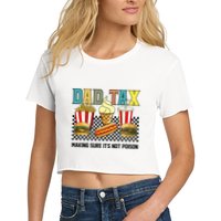 Dad Tax Making Sure Its Not P.O.I.S.O.N Crop Top