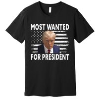 Donald Trump Most Wanted For President 2024 Pro Mugshot Premium T-Shirt