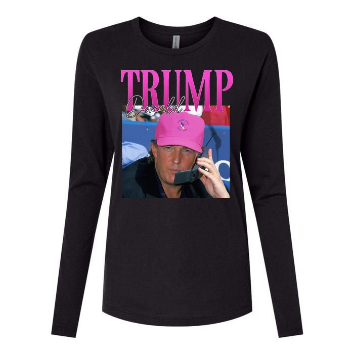 Donald Trump Miss Me Yet Vintage 90s Trump Womens Cotton Relaxed Long Sleeve T-Shirt