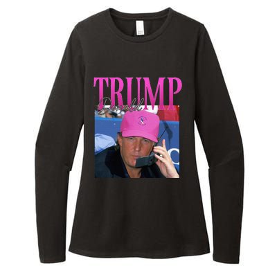 Donald Trump Miss Me Yet Vintage 90s Trump Womens CVC Long Sleeve Shirt