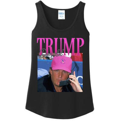 Donald Trump Miss Me Yet Vintage 90s Trump Ladies Essential Tank