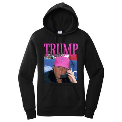 Donald Trump Miss Me Yet Vintage 90s Trump Women's Pullover Hoodie