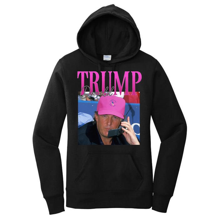 Donald Trump Miss Me Yet Vintage 90s Trump Women's Pullover Hoodie