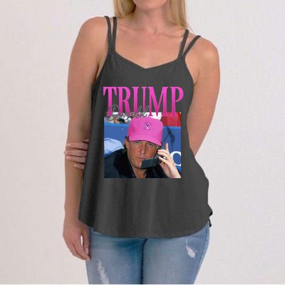 Donald Trump Miss Me Yet Vintage 90s Trump Women's Strappy Tank